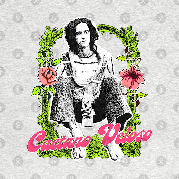 Caetano Veloso \/\/\ Retro Original Fan Art Design by DankFutura